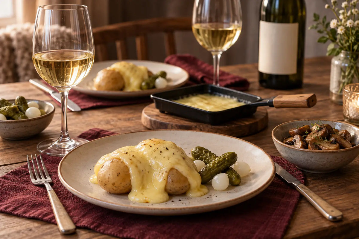 Wein zu Raclette: Weiss, Rosé oder Rot?