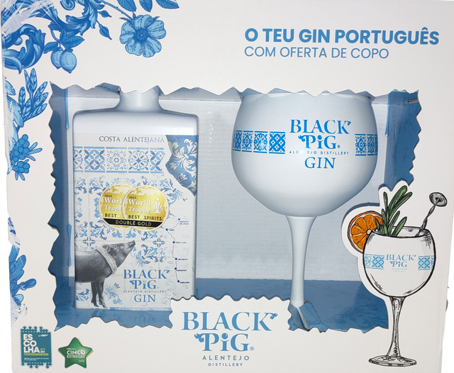 
Black Pig Costa Gin + 1 Glas