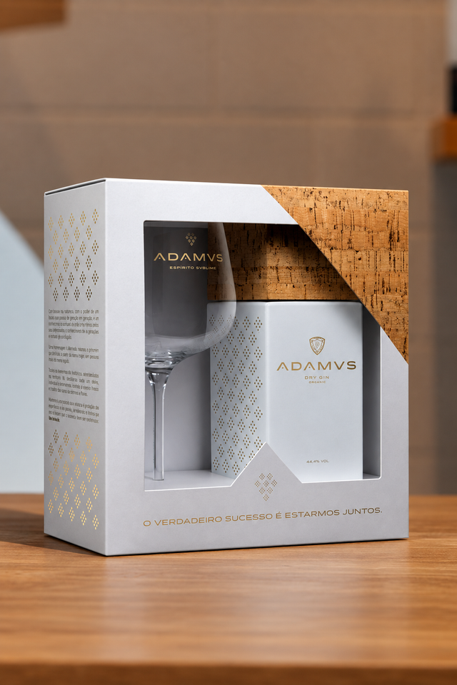 
Adamus Organic Dry Gin + 1 glass