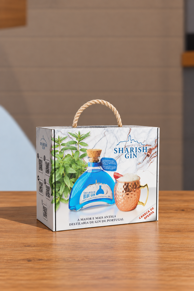 
Sharish Blue Gin + 1 cup