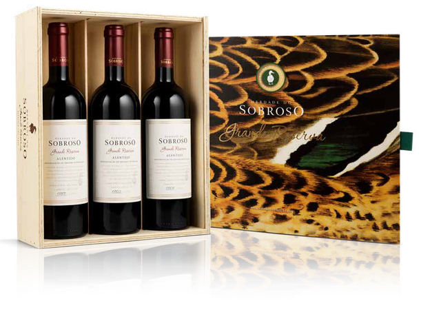 
Herdade do Sobroso 3er-Holzkiste Grande Reserva Rot 2021