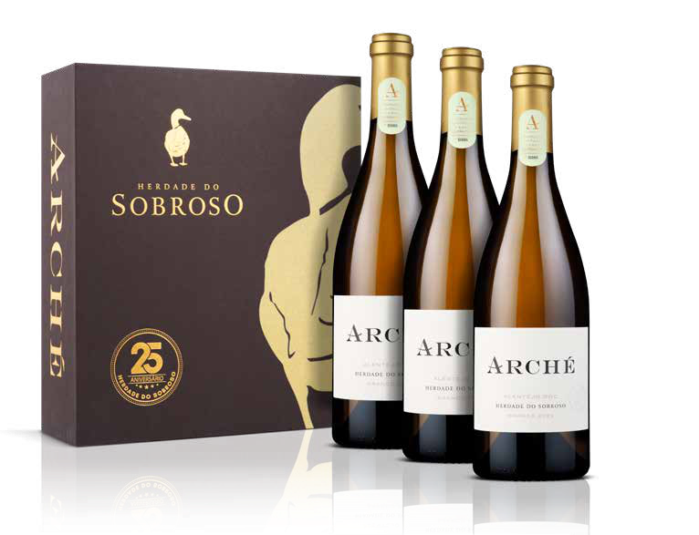 
Herdade do Sobroso Arché Weiss — 25. Jubiläumsbox, 3 × 0.75 L